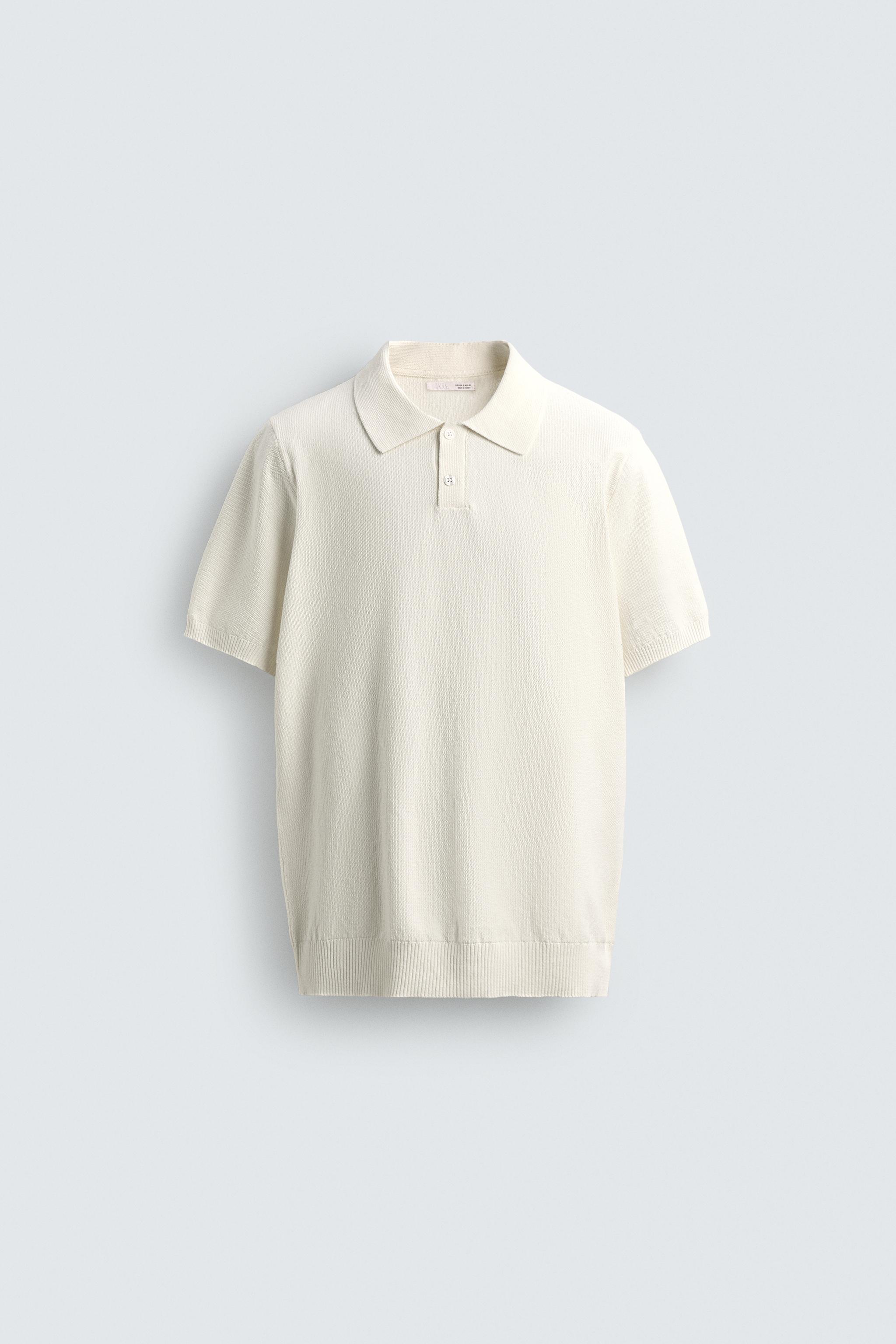 POLO EN MAILLE REGULAR FIT STRUCTURÉE